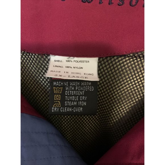 Thomas E Wilson GORE-TEX Jacket - Men - 2X - Blue Maroon - Zipper Pockets - Picture 3 of 12
